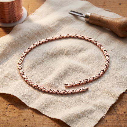 שרשרת נחושת קלועה