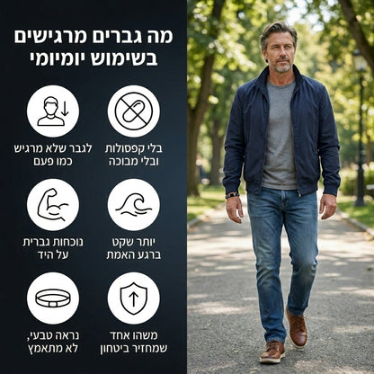 צמיד המטייט אנרגטי לגבר